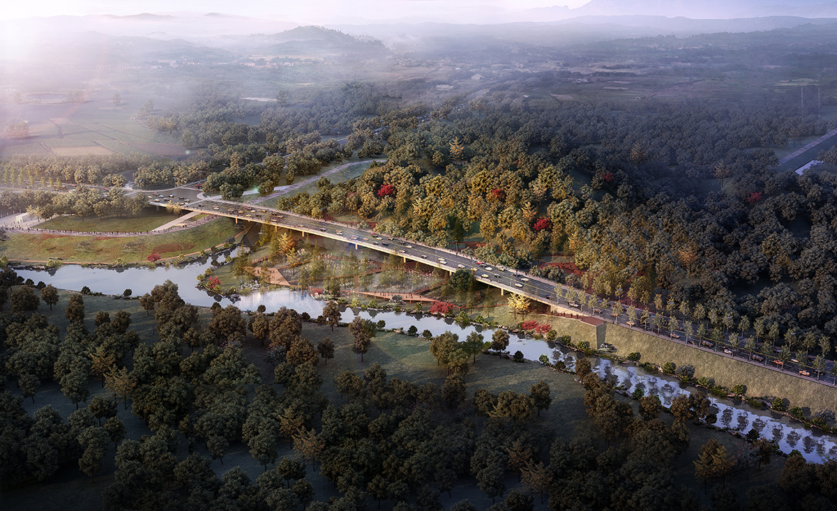 靳江河西岸(含東山灣路)綜合整治工程EPC項目大橋箱梁架設順利完成 靳江河西岸(含東山灣路)綜合整治工程EPC項目大橋箱梁架設順利完成